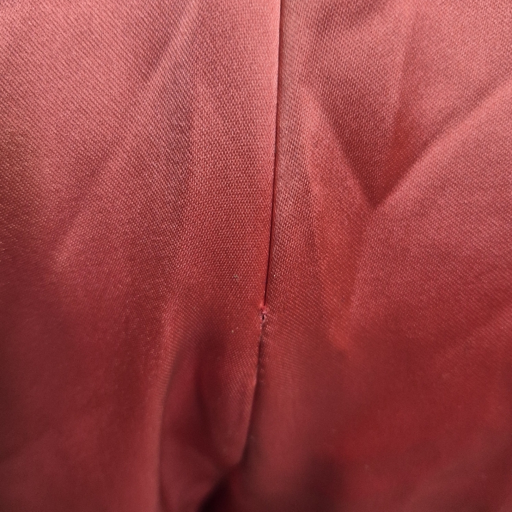 Zara Satin Effect Pink Halter Neck Wide Leg Jumpsuit Size S - Picture 9 of 16